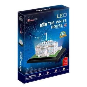 CubicFun The White House LED 3D Puzzle 56 Pieces New Sealed Boxed NIB Gift